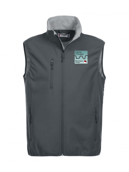 Herren Classic Softshell Vest, inkl. Druck